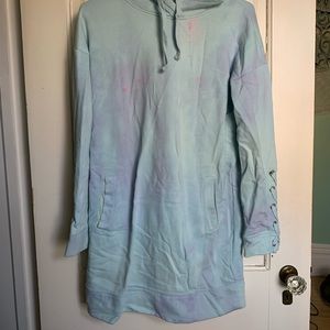 Tie Dye Sweatshirt Dress